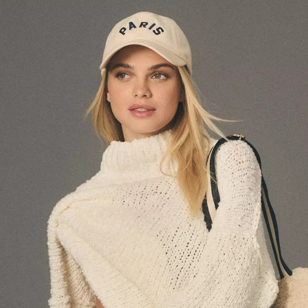 Anthropologie Wanderlust Baseball Cap